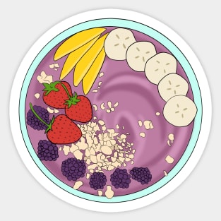 Acai Bowl Sticker